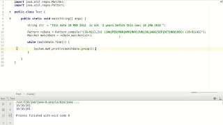 java regex matcher example