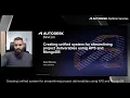 Creating unified system for streamlining project deliverables using APS and MongoDB