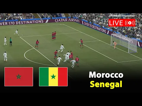 Video Thumbnail: 🔴Live- Morocco vs Senegal Final | AFCON 2026 Match | PES21 Game Simulation