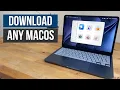 Download ANY macOS version on any Mac without App Store