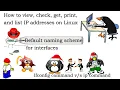 Linux ip command examples and usages Interface naming scheme ifconfig command ip command