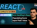 Input Field in React JS Form in React JS React JS Hindi Tutorial React JS Course in Hindi