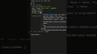 How to take multiple user inputs at a time in python