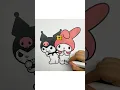 Coloring Kuromi and My Melody Best Friends