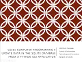 PythonGUI Application - Update SQlite DB