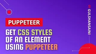 Puppeteer get all css styles applied to element using getComputedStyles method