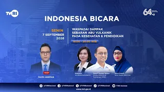Live Dialog Indonesia Bicara | Waspadai Dampak Sebaran Abu Vulkanik Pada Kesehatan & Pendidikan