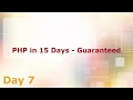 PHP Day 7 introduction