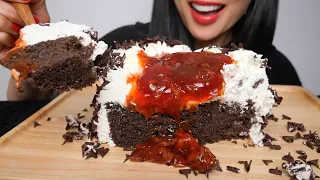 BLACK FOREST CAKE (ASMR EATING SOUNDS) NO TALKING | SAS-ASMR