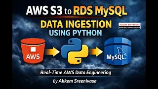 AWS S3 to RDS MySQL Using Python Real Time Data Engineering Project