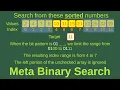 Meta binary search One-sided binary search - Basic Algorithms Fast 24