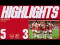 HIGHLIGHTS Arsenal v FC Barcelona 5-3 Saka Havertz Trossard x2 Vieira