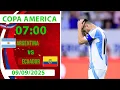 Download Lagu ARGENTINA vs ECUADOR | COPA AMERICA | MESSI TẠCH PENALTY, THẤT VỌNG TRÀN TRỀ.
