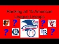 AL Offense Rankings