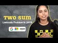 LeetCode Two Sum in JAVA With Approach explanation