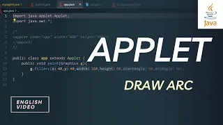 DRAW ARC IN APPLET VSCODE JAVA APPLET PART 5 VUZZARE