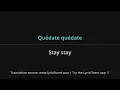 Beele - Quédate Lyrics English Translation - Spanish and English Dual Lyrics  - Subtitles Lyrics