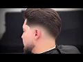 The BEST POMPADOUR with MID FADE Tutorial SHEAR WORK FADING Explained