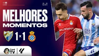 MELHORES MOMENTOS: MÁLAGA 1 X 1 ESPANYOL | LALIGA 26/27 | 8ª RODADA