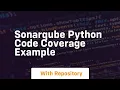 sonarqube python code coverage example