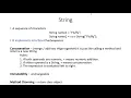 Topic 2 - String and StringBuilder