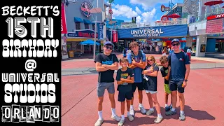Come with Us to Celebrate Beckett's 15th Birthday at Universal Studios Orlando!