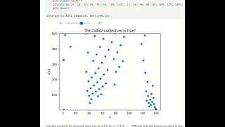 Python the Collatz conjecture