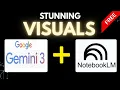Gemini 3 + NotebookLM creates stunning VISUALS \u0026 CHARTS in minutes!
