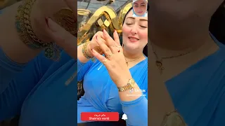 2 جرام دبل حكااااية ذهب عيار 18 عند أميرة الذهب 