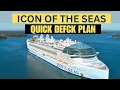 Icon Of the Seas Quick Deck Plan