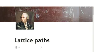 015 - Lattice Paths
