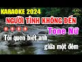 Download Lagu Người Tình Không Đến Karaoke Tone Nữ ( Am ) Nhạc Sống Rumba | Trọng Hiếu