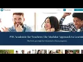 PTE Academic for Teachers the modular approach to learning