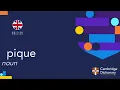 How to pronounce pique British English and American English pronunciation