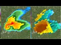 June 19th 2025 Dickinson ND KBPP and KXWA Radar Loops