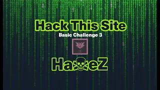 Hack This Site Basic Web Challenges - Level 3