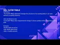 SQL ALTER TABLE