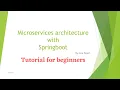 Microservices for beginners Spring boot Java expert