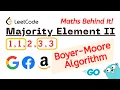 Leetcode 229 - Majority Element II Moore Voting Algorithm