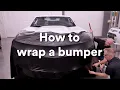 How to Wrap a Bumper 3M Protection Wrap Film Installation Tutorial