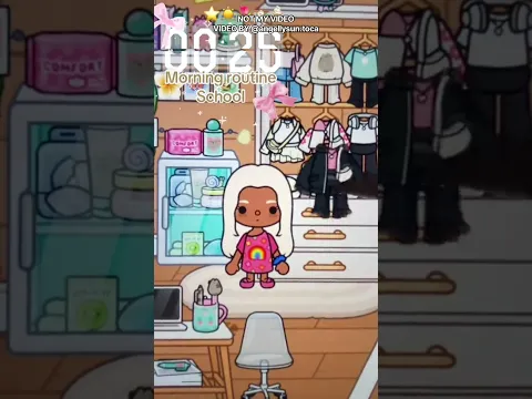 MY EVERYDAY MORNING SCHOOL ROUTINE 📚 DOES YOUR MORNING ROUTINE LOOKS THE SAME? 🥰 @angellysun.toca