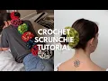 crochet scrunchie tutorial aka the easiest crochet project you will ever do