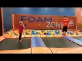 Jon and Gavin jumping at Sky Zone
