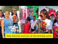 Lagu May Edochie steps out with Zane for Myra's birthday as they took over the events in a fun way. 