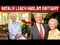 Natalie Leach Haslam Dies at 94 Knoxville Philanthropist Remembered