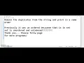 Remove Duplicates from String Python Programming Python Interview Programs