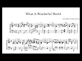 Download Lagu What A Wonderful World | Sheet Music