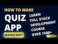 simple quiz app using html css json javascript quiz app javascript