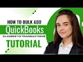 How to Bulk Add Classes to Transactions in QuickBooks 2026 Tutorial