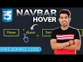 Create Awesome Menu Border Hover Effect Animation using CSS Free Source Code 2021